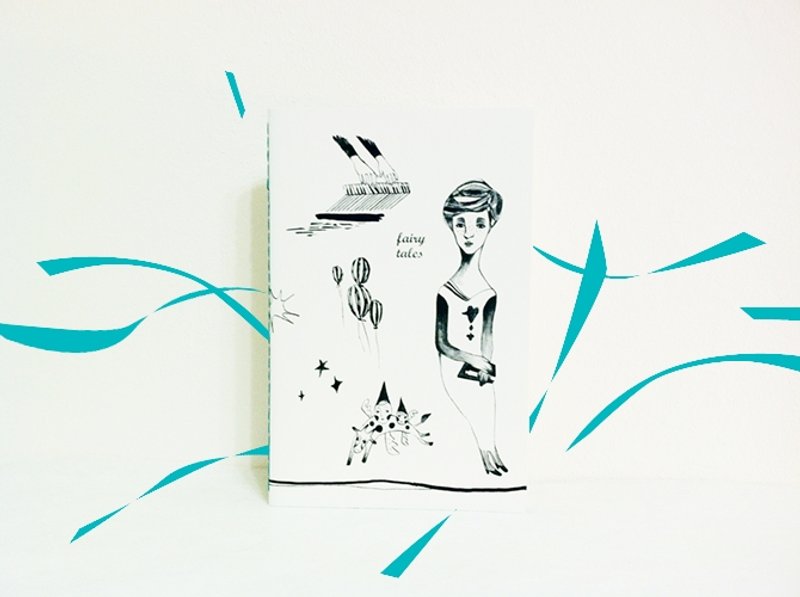 Fairy Tales 孔雀绿 │ 手工限量 线装空白笔记本 - 笔记本/手帐 - 纸 绿色