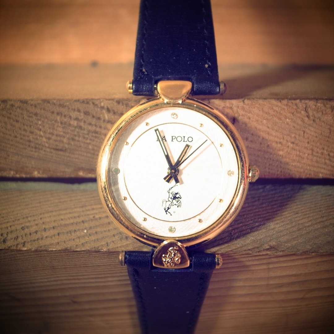 [ 老骨头 ] 早期 古董 造型 LA POLO 石英表 VINTAGE 古董 RETRO 古董表 复古 - 女表 - 其他金属 金色