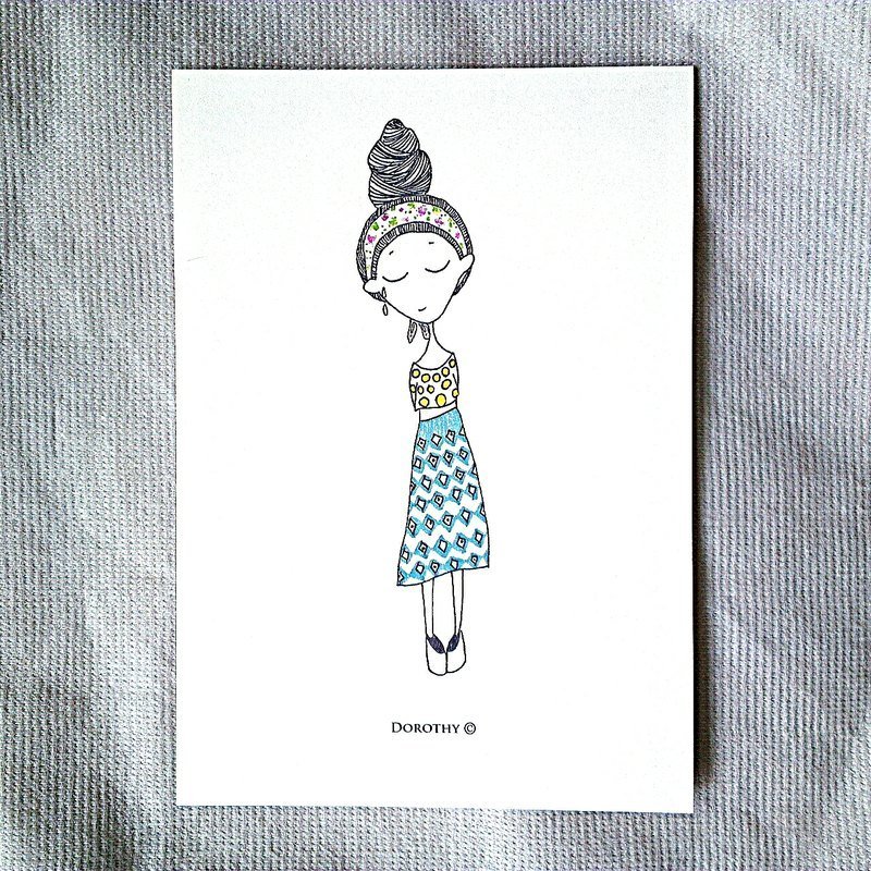 我在想你明信片-C021 - 卡片/明信片 - 纸 多色