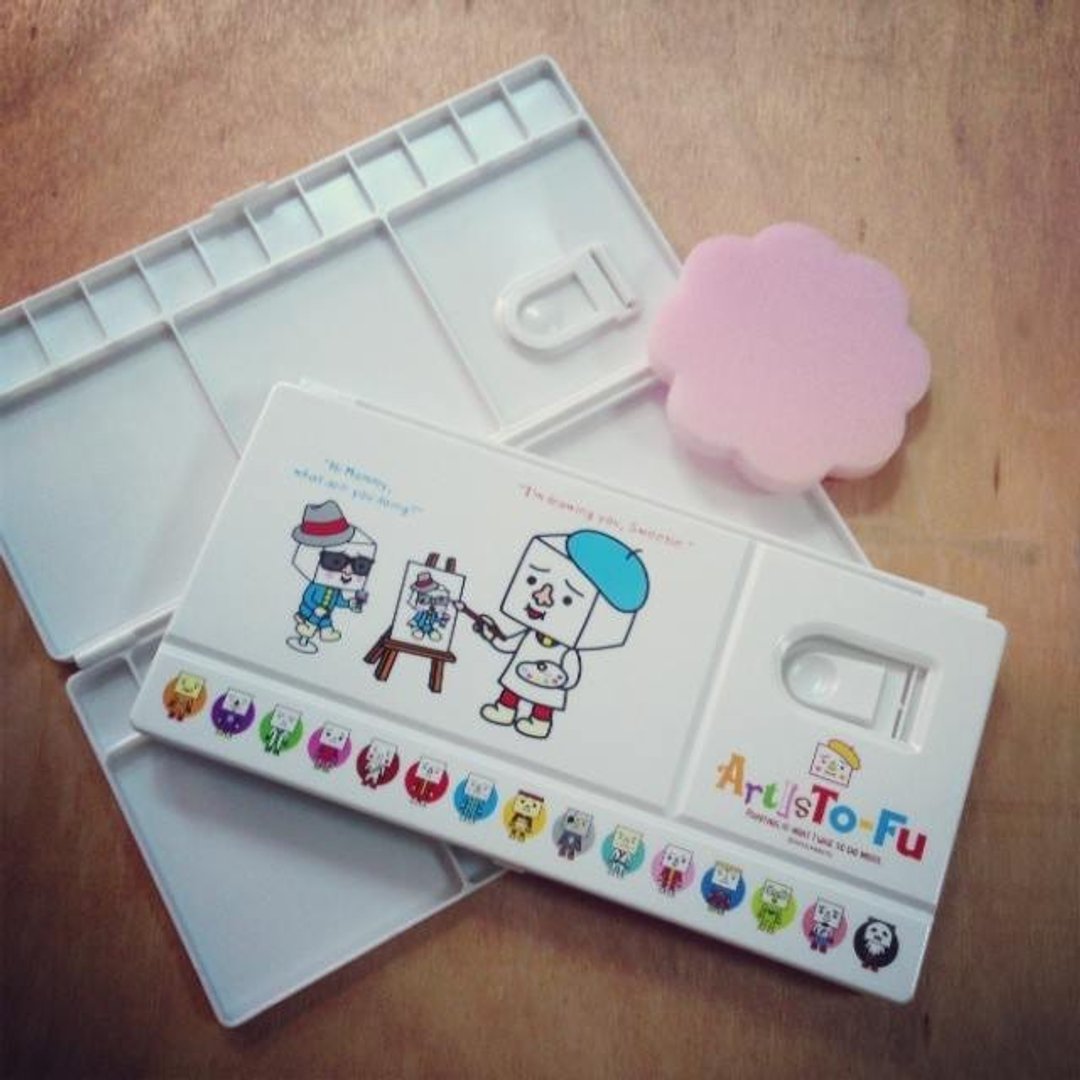 豆腐人 小画家调色盘 - 其他 - 塑料 白色