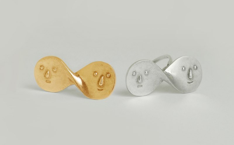 爱无限大-铜 戒指 - 戒指 - 其他金属 白色