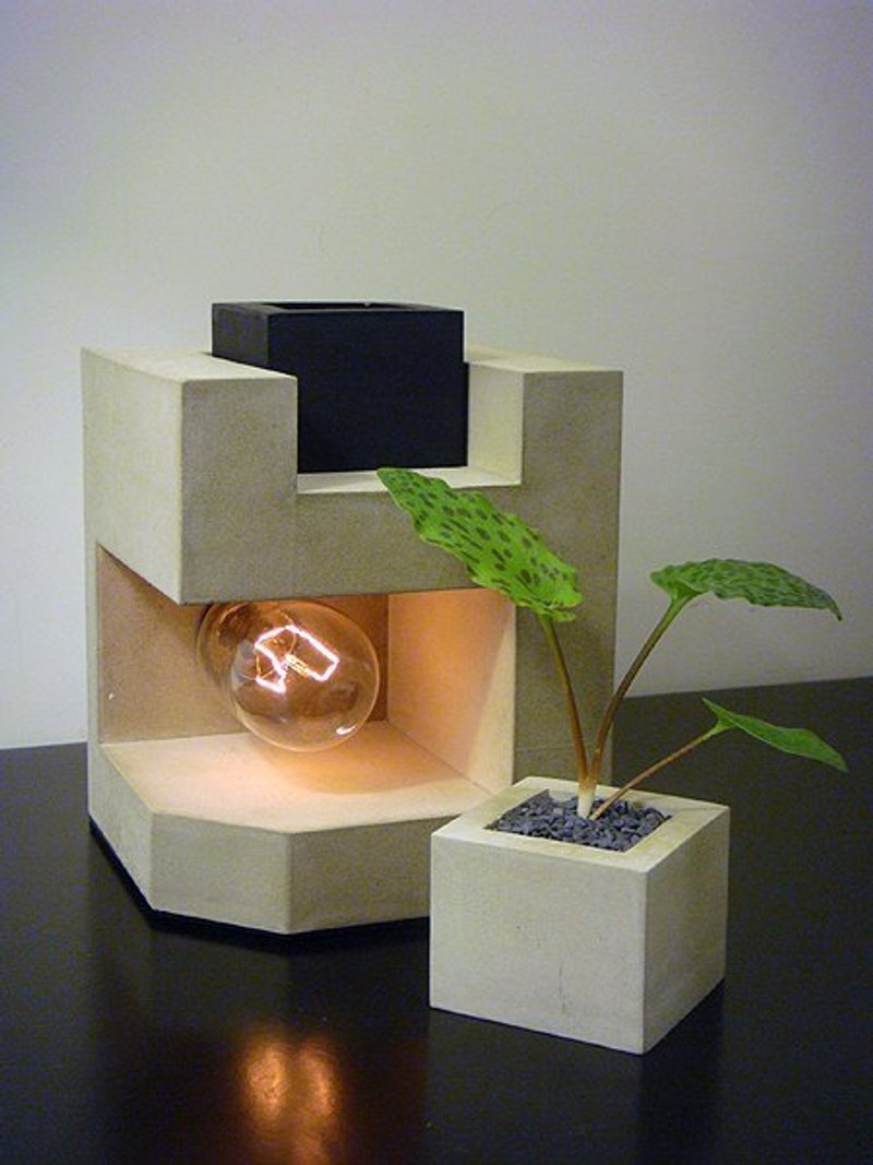 ㄇㄈ--水泥灯 - 灯具/灯饰 - 水泥 灰色