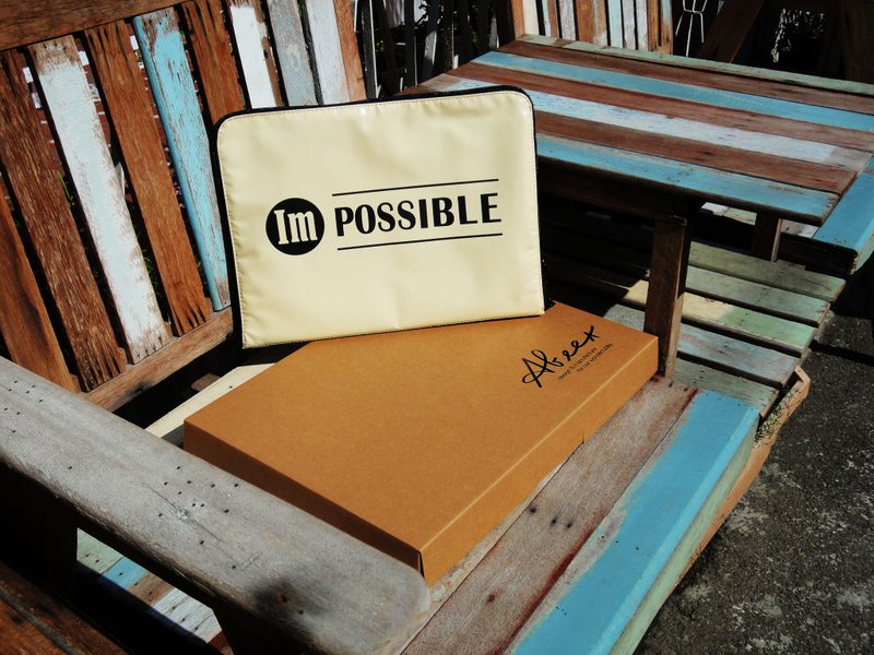 I'M POSSIBLE ! I-Pad / 11寸 MAC 防水吸震收纳包!!   真正使用专业吸震层!不怕水、不怕摔! - 平板/电脑保护壳 - 防水材质 黄色