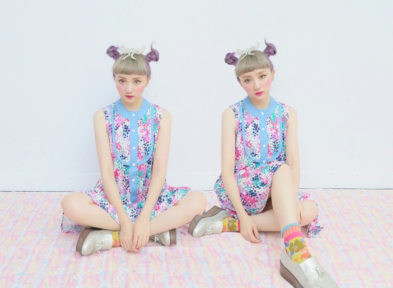 ｛Little Treasure｝彩色点点无袖One-piece - 洋装/连衣裙 - 其他材质 多色