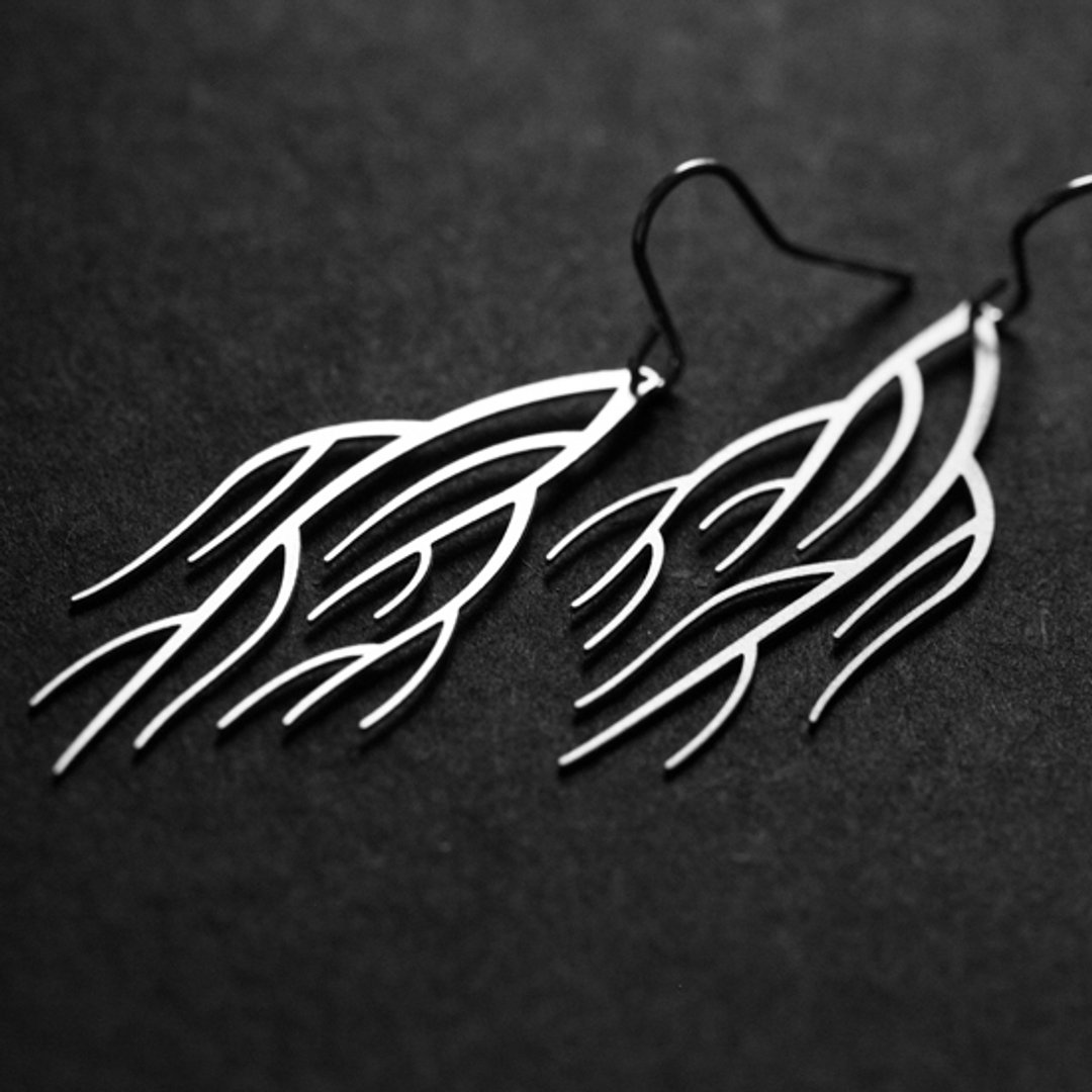 寂静耳环 Quiet Earrings  - 耳环/耳夹 - 其他金属 