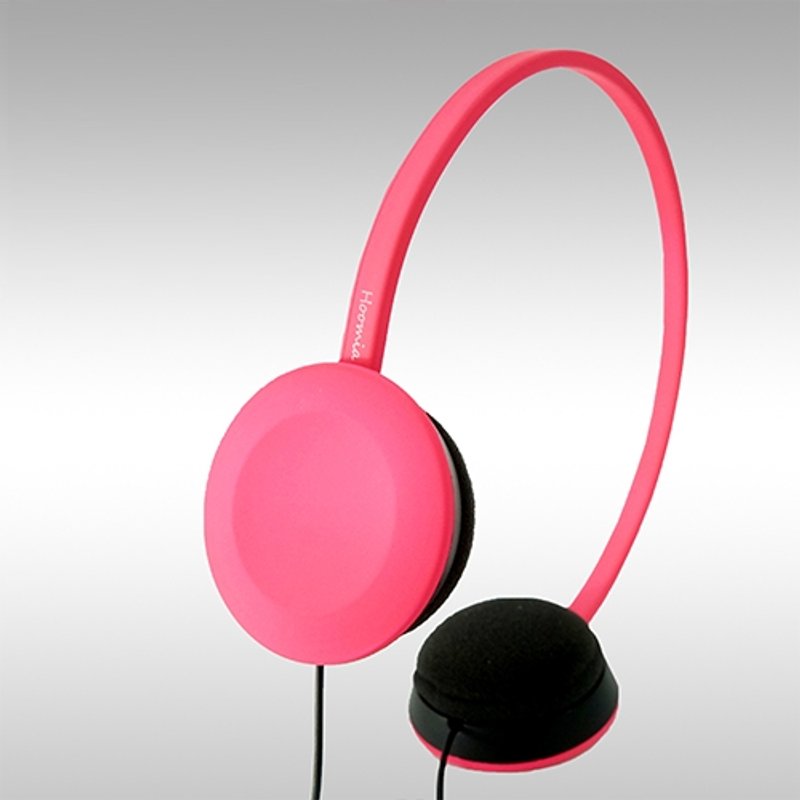 清新时尚│hoomia 好设计｜【U2 Ace】City Life．多彩生活．头戴式立体声耳机（Tokyo Pink） - 耳机 - 塑料 粉红色