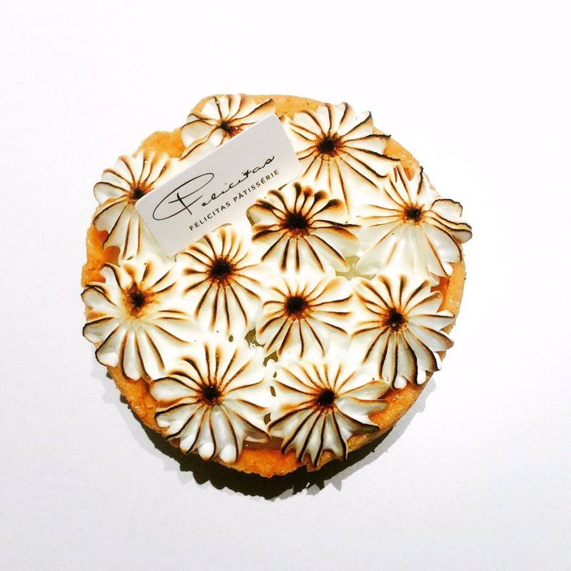 【Felicitas Pâtissérie】蛋白柠檬塔 Lemon Meringue Tart - 咸派/甜派 - 新鲜食材 黄色