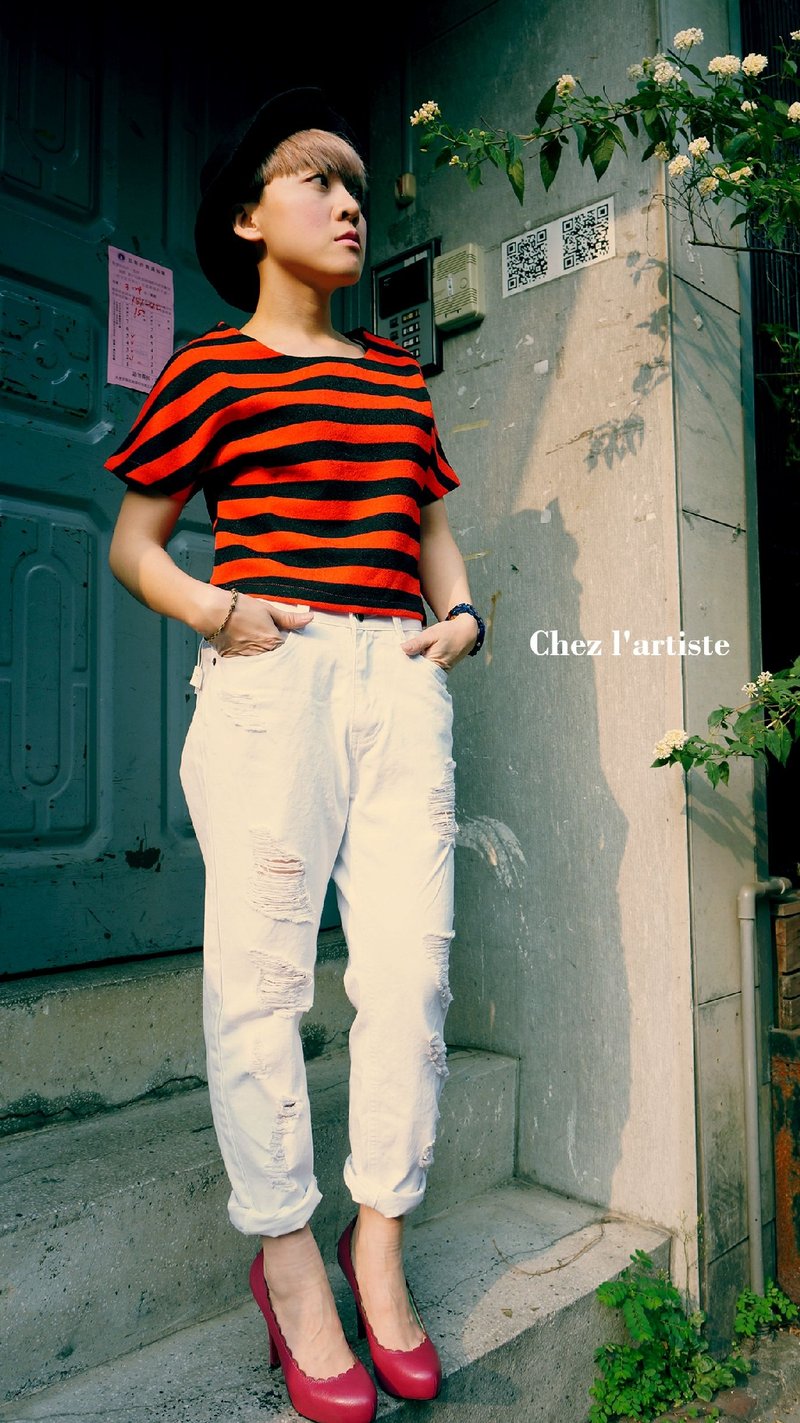 多愁善感跳恰恰 前进两步退一步 花苞脚踝细跟高鞋 红 - 女款休闲鞋 - 真皮 红色