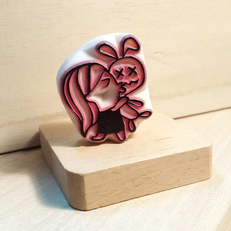 【手工橡皮章】爱你爱妳爱您 - 其他 - 橡胶 