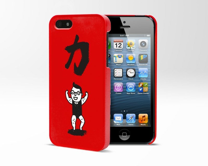 Graffiti-iPhone 5 保护壳 ‘力与美’ 0416x1024 - 手机壳/手机套 - 塑料 红色