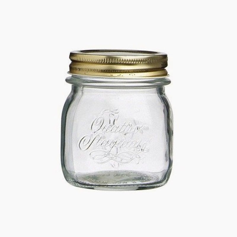 250cc【MSA罐沙拉专用玻璃雕刻】复古玻璃 罐沙拉 轻食必备 罐沙拉SALAD in a JAR 果酱罐(不含饮料水果不含吸管) - 其他 - 玻璃 白色