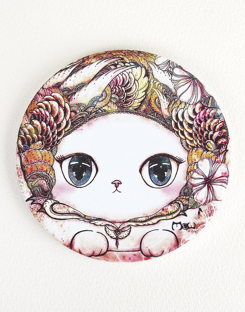 陶瓷 | 吸水杯垫 | 冷热皆可 - 趴趴猫 - 杯垫 - 其他材质 橘色