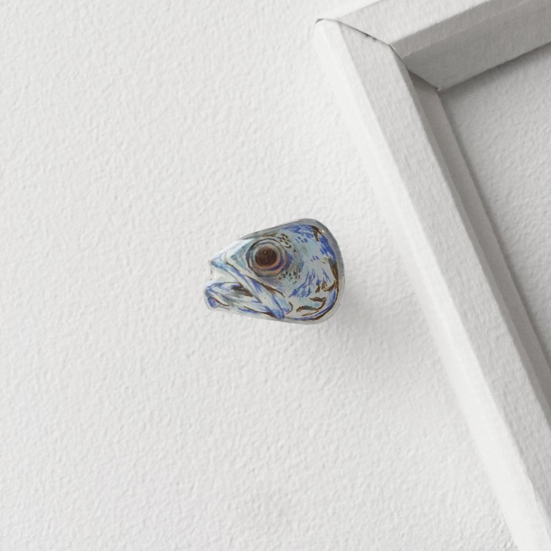 #03_鱼 : 手工制作胸针 - 胸针 - 塑料 