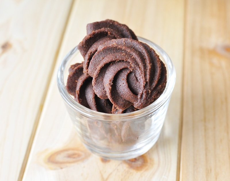 【饼干小西点】手工小西点★维也纳巧克力奶油酥饼◎ - 手工饼干 - 新鲜食材 咖啡色