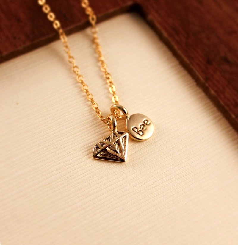 【Eternal Relationship】精品项炼礼卡 - 项链 - 其他金属 金色