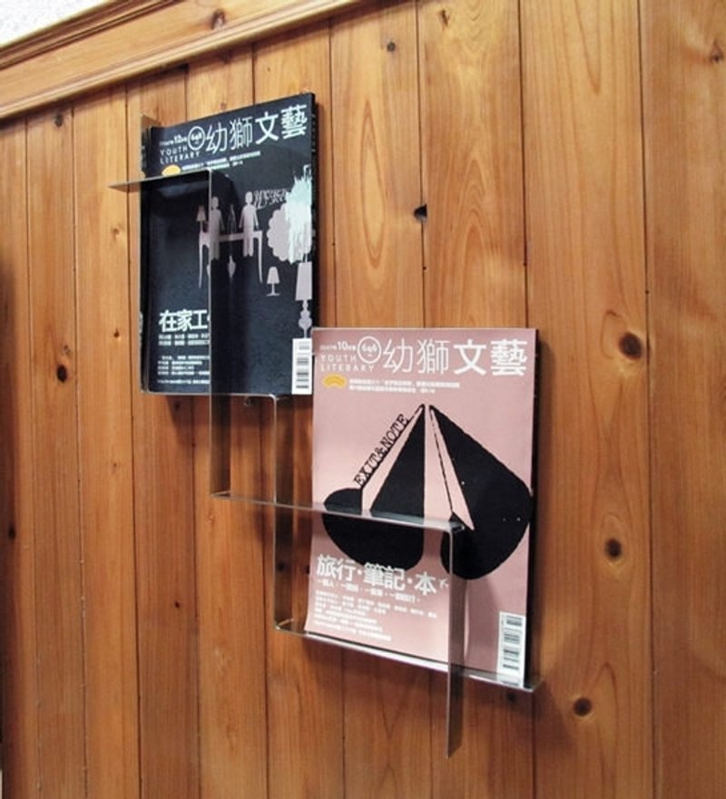 设计款不锈钢杂志架、书架、DM架，风格明确，格调雅致，亦可做颜色烤漆 - 其他家具 - 其他金属 灰色