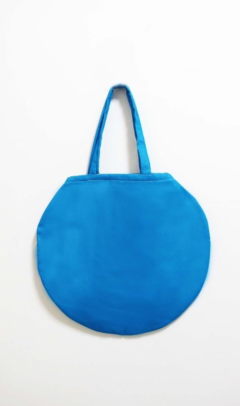 【Wahr】水蓝色大圆  手提袋/肩背包 - 侧背包/斜挎包 - 其他材质 蓝色