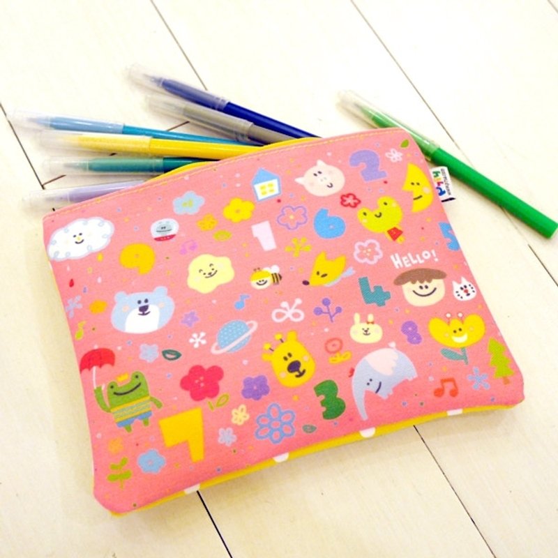 随身包 花季 - 化妆包/杂物包 - 其他材质 粉红色