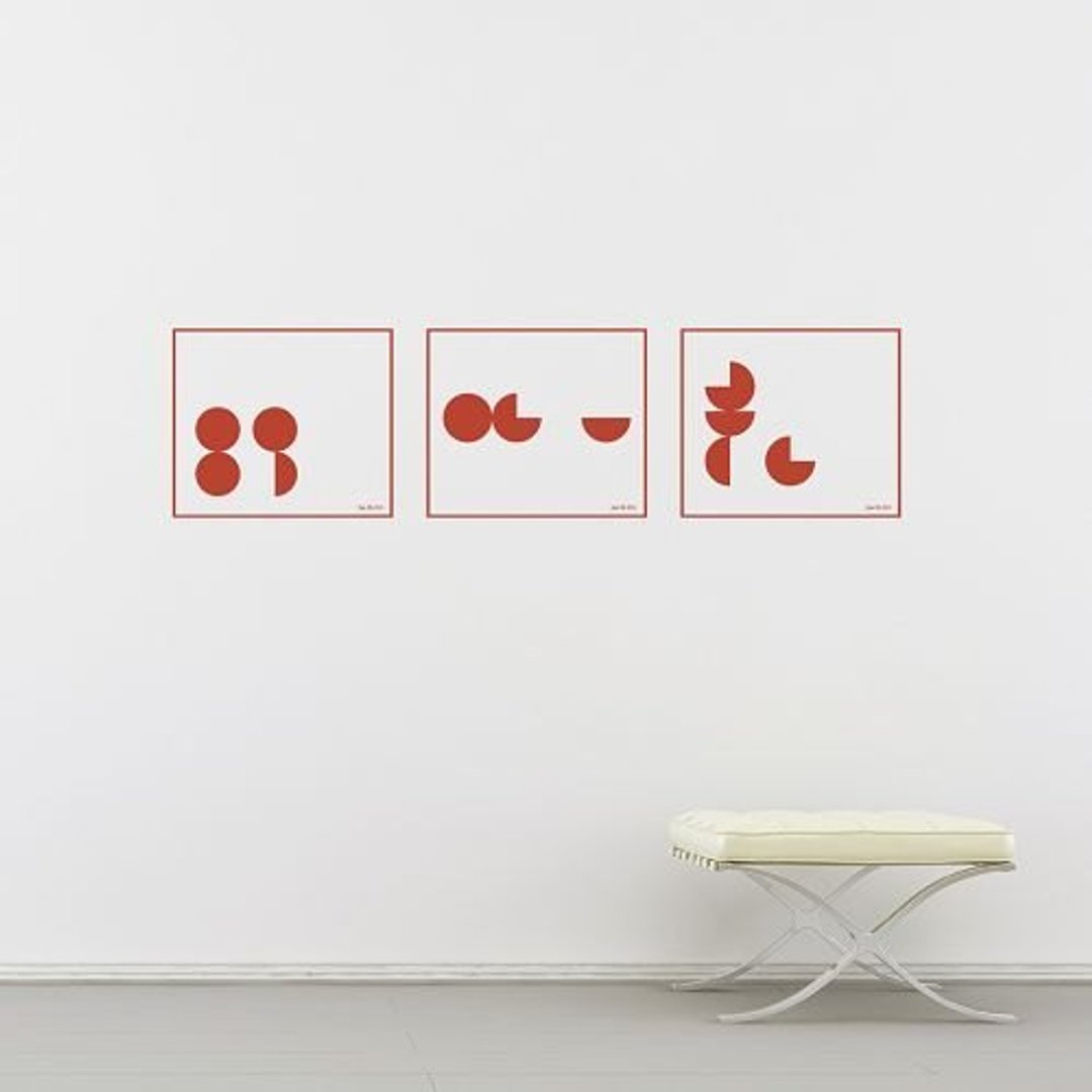 《Smart Design》/ 几何 Geometry8色可选 - 墙贴/壁贴 - 塑料 