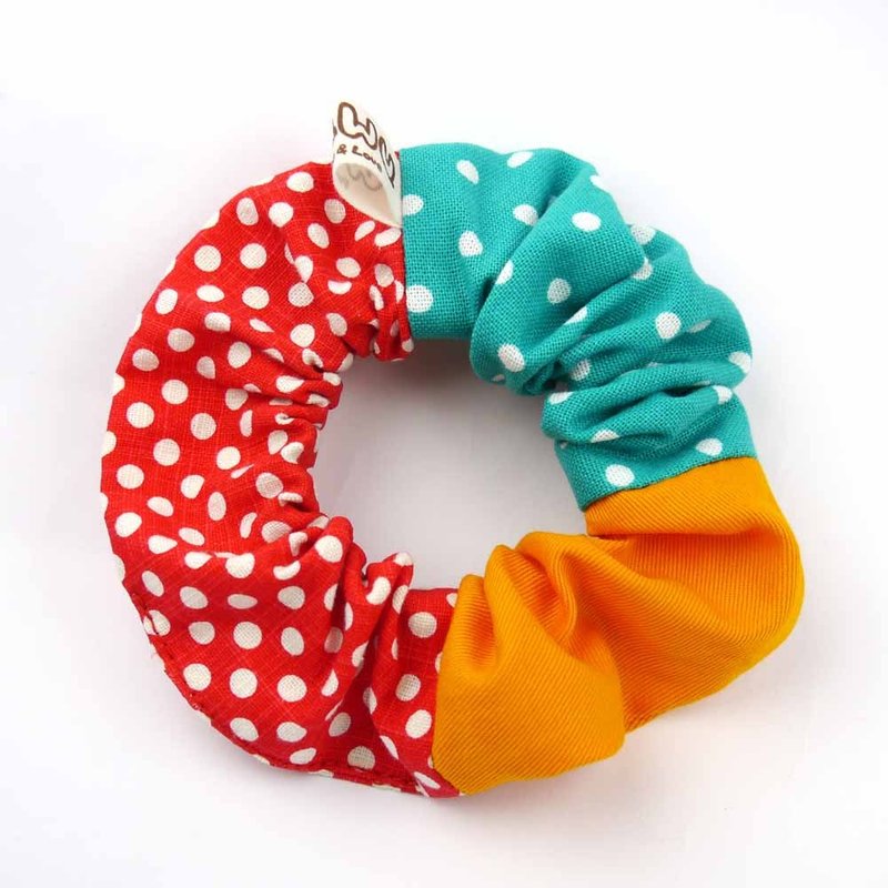 WaWu贝果发束 (娃果系) - 发饰 - 棉．麻 红色