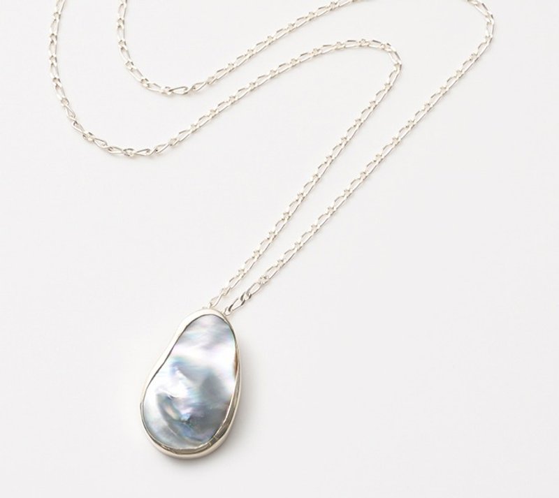 Mabe Pearl Necklace - 项链 - 其他金属 