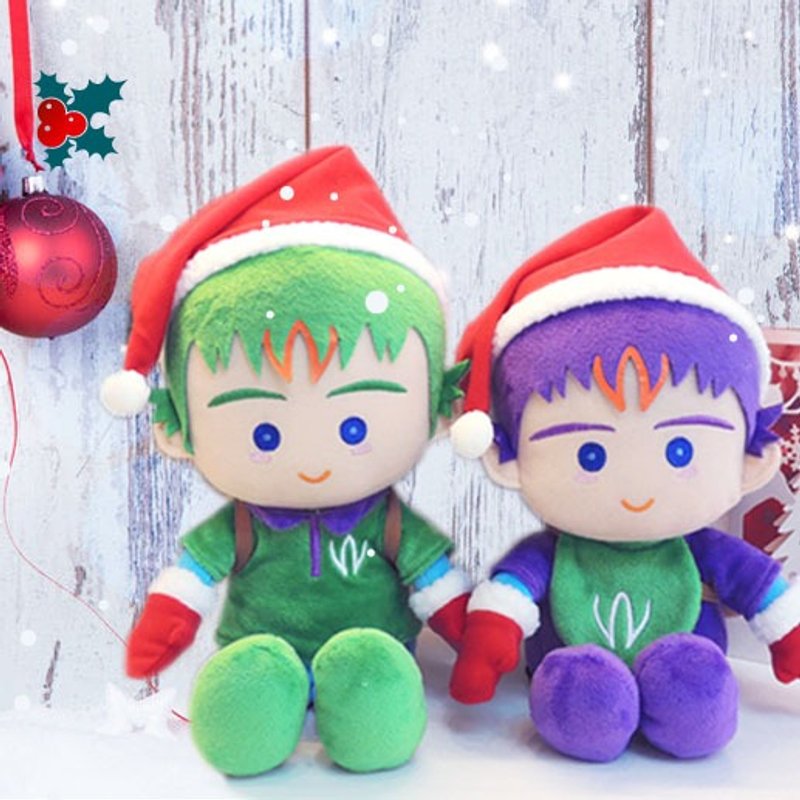 圣诞精灵绒毛玩偶特惠对组 winbrothers stuffed doll SET(Max's) - 玩偶/公仔 - 其他材质 