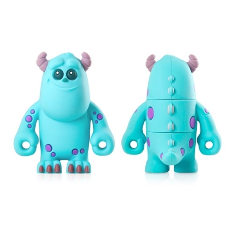 Bone / Sulley Driver 毛怪8G不掉盖随身碟 [MU怪兽大学] - U盘 - 硅胶 蓝色