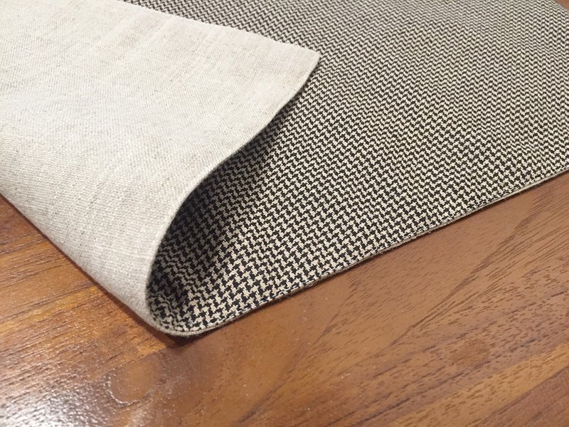 ::Lane68:: 手作餐垫-千鸟纹 - 摆饰 - 其他材质 黑色