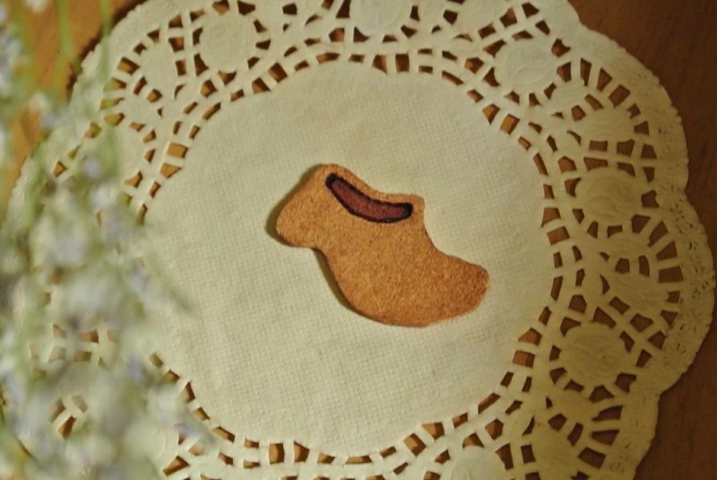 【 T - C 】 复古 皮革 别针 胸针 - 胸针 - 其他材质 