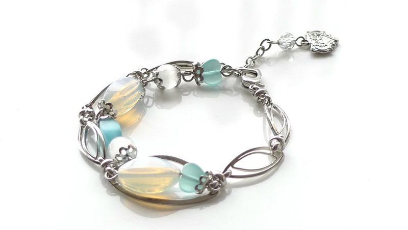 月湖-手链 - 手链/手环 - 其他金属 蓝色