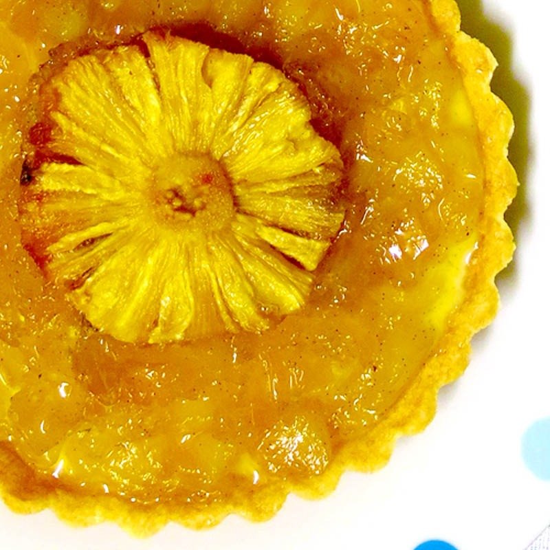 节气限定-“爱吃鱼的狗”晶透椰香凤梨派 - 咸派/甜派 - 新鲜食材 黄色