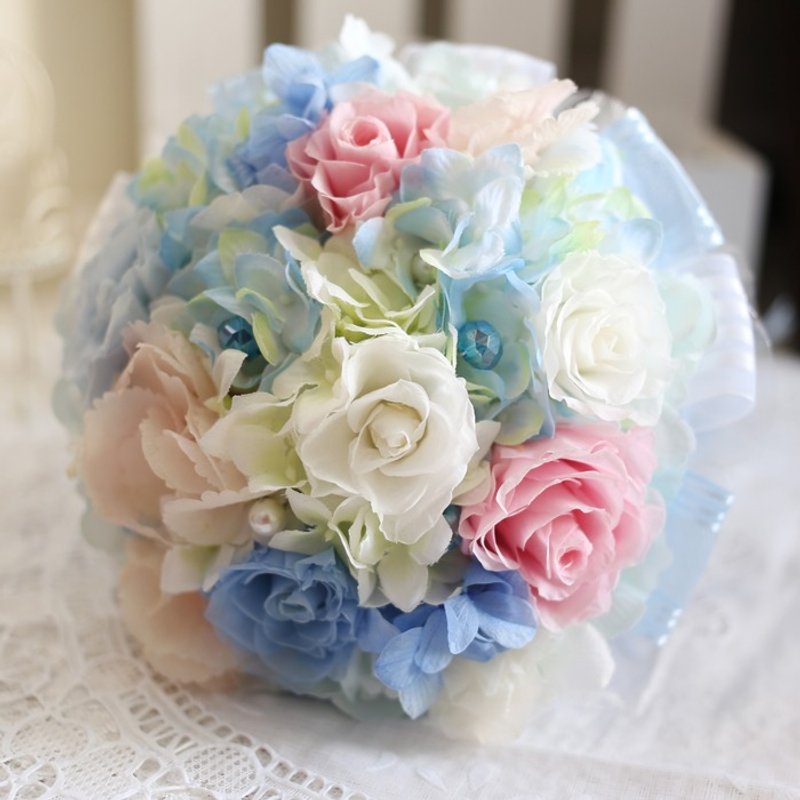 璎珞时尚*手作珠宝捧花*新娘饰品*定制订作*七夕情人节精选-永生花.不​凋花预购~~恬静精灵NO.37 - 植栽/盆栽 - 植物．花 