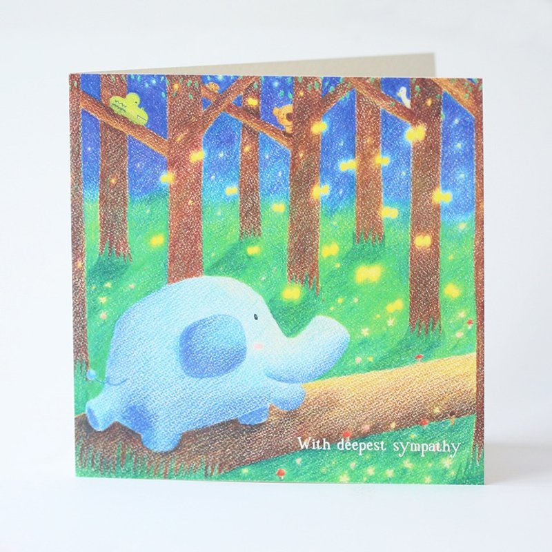 最深切的慰问卡 - 卡片/明信片 - 纸 多色