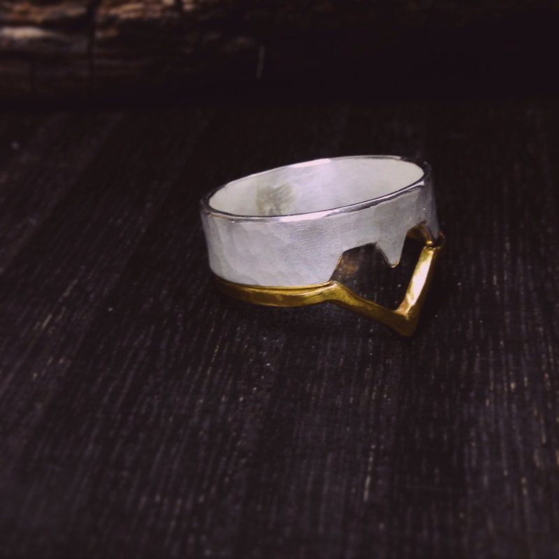 Beats 悸铸 （七夕限定版） 定制款情侣对戒 银铜双戒 - 戒指 - 其他金属 金色