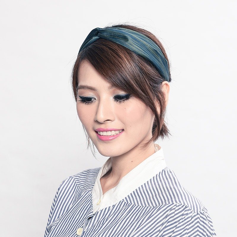 抹茶红豆 松紧版 发带 好烦小姐 - 发饰 - 其他材质 绿色