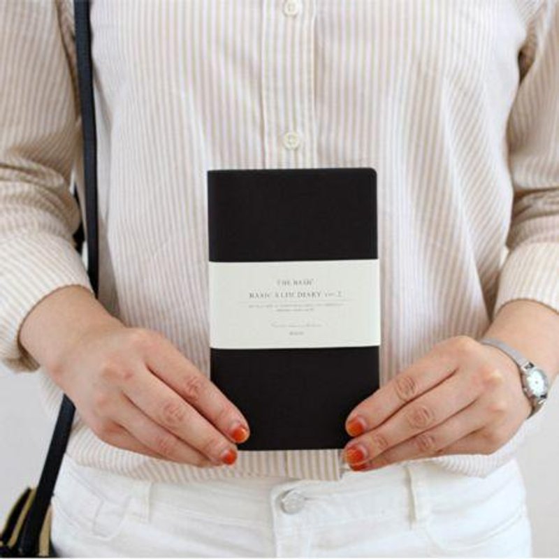 Dessin x Indigo-The basic 手帐周志V.2(无时效)-深咖啡,IDG03098 - 笔记本/手帐 - 纸 咖啡色