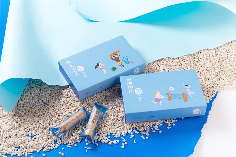 夏日激厚蛋卷组 - 手工饼干 - 新鲜食材 蓝色