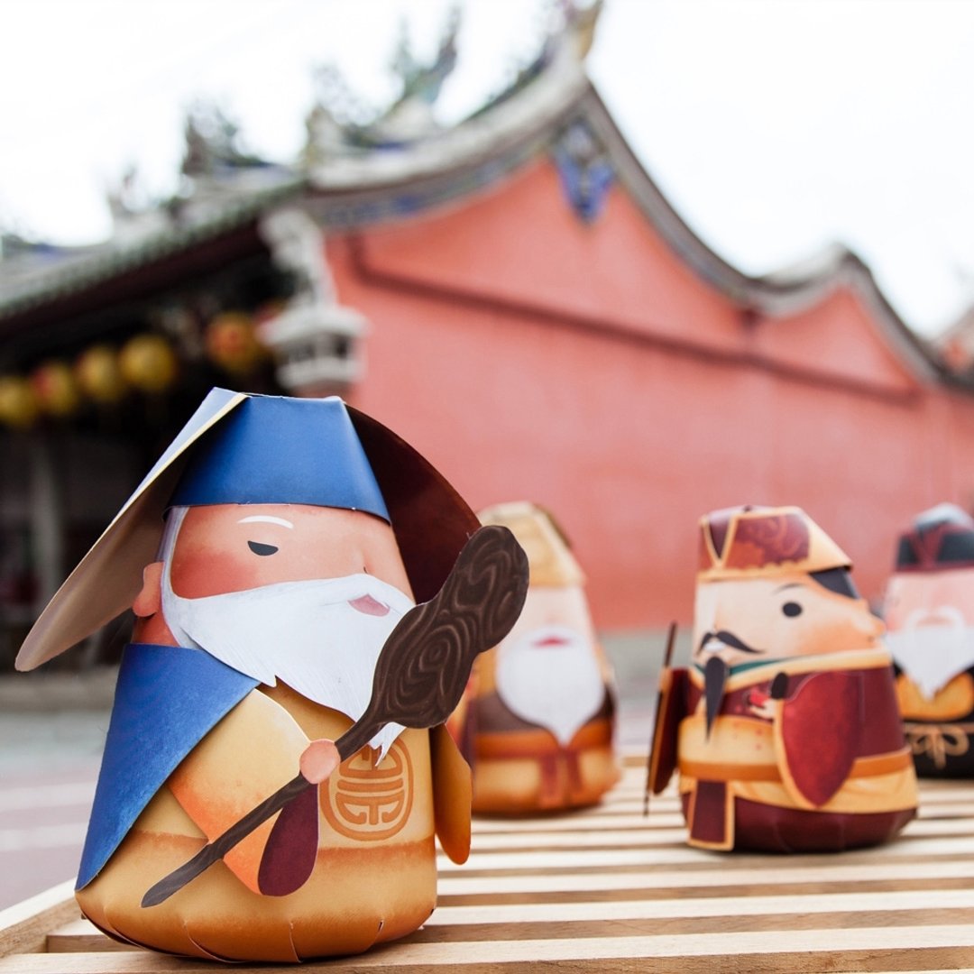 打小三DIY纸公仔 - 木工/竹艺/纸艺 - 纸 蓝色