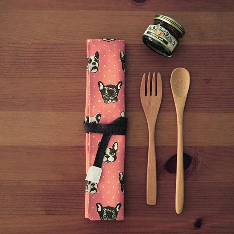 hairmo。法斗随身环保筷套/笔套-橘 - 筷子/筷架 - 其他材质 红色