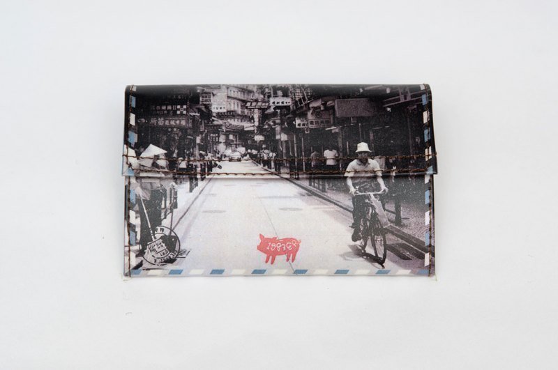 1983ER小纸包-旅行系列 黑白澳门 - 皮夹/钱包 - 纸 黑色