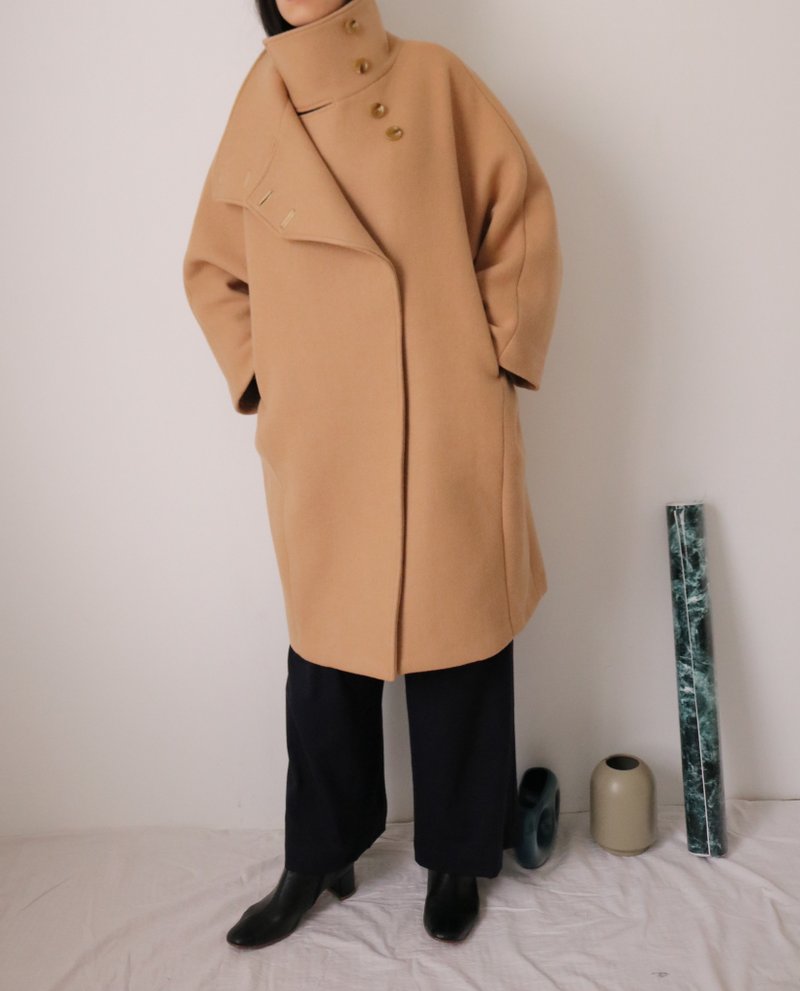 【下单订制】Cloche Coat 100%羊毛驼色经典复古钟形大衣 多色 - 女装休闲/机能外套 - 羊毛 