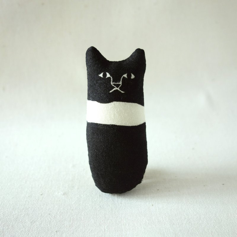 黑猫  胸针 别针 - 胸针 - 其他材质 白色