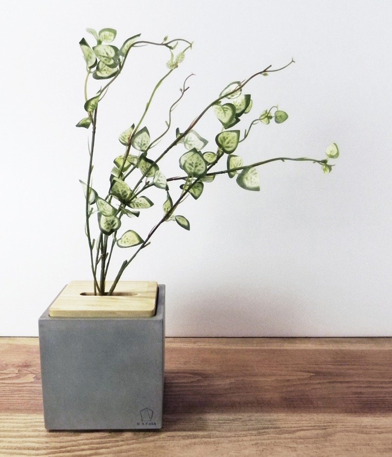 【U. A. 微风景】- 聚财盒 - 收纳用品 - 水泥 灰色