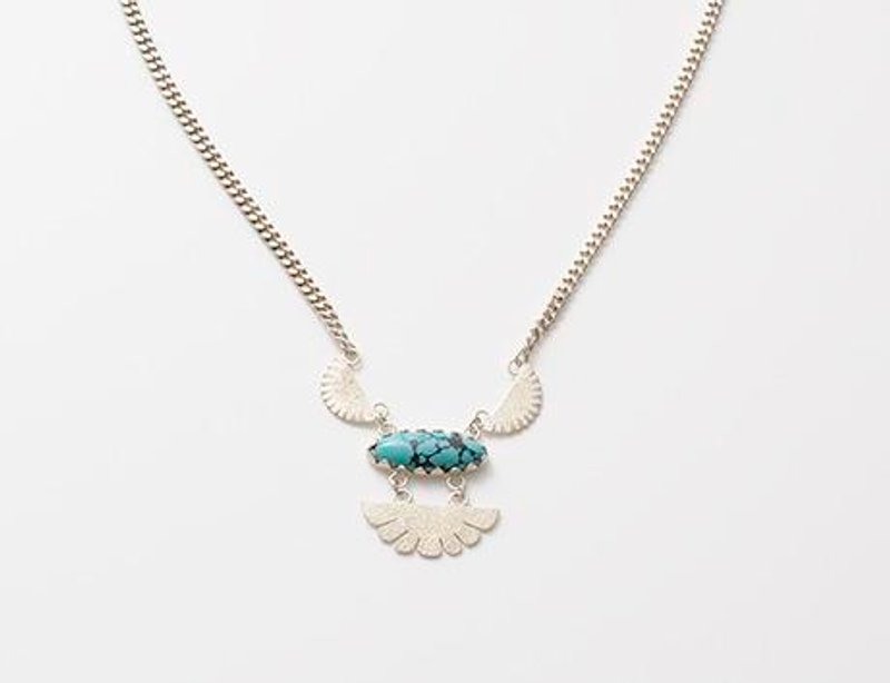 异国风项链 银饰 - 项链 - 其他金属 蓝色