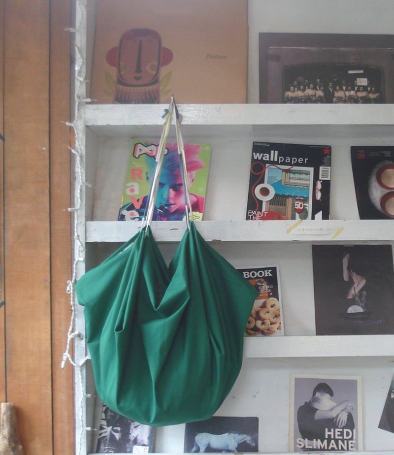 野餐大包 - 侧背包/斜挎包 - 其他材质 绿色