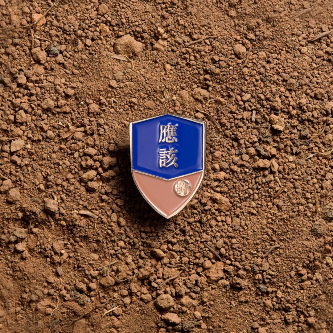 〔SALUTO．敬你〕说到做到系列 / 徽章 / 应该 - 胸针 - 其他金属 绿色