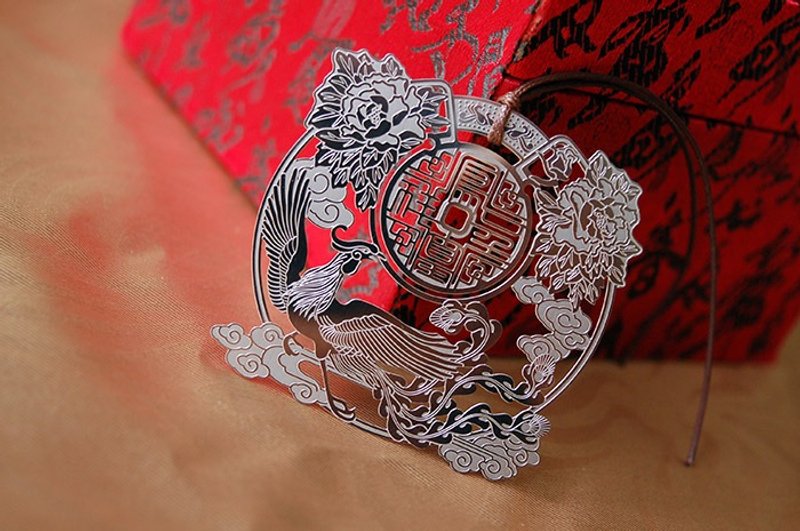 金属书签_凤凰呈祥/富贵吉祥 - 书签 - 其他金属 银色