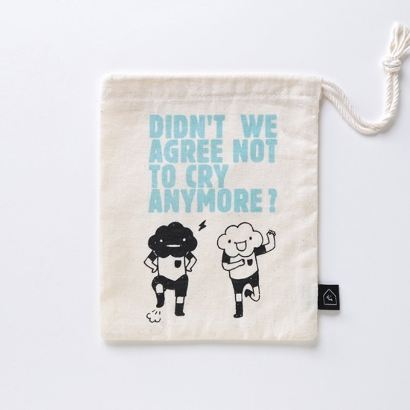 不是说好不哭了吗 ? 小形收纳袋  - 化妆包/杂物包 - 其他材质 