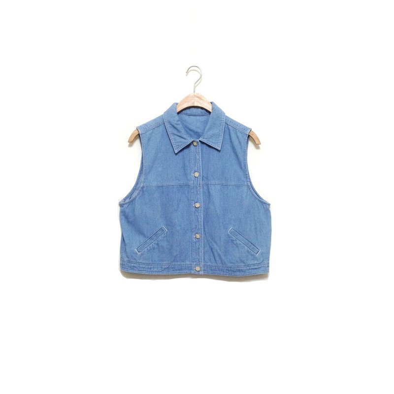 │千金难买早知道│丹宁浅浅背心VINTAGE/MOD'S - 女装背心 - 其他材质 
