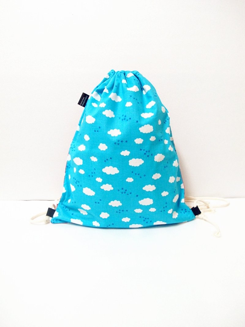 快来抓住暑假的尾巴！！特价中！！【双色双背云朵束口包/束口袋-四色可选】 - 束口袋双肩包 - 其他材质 